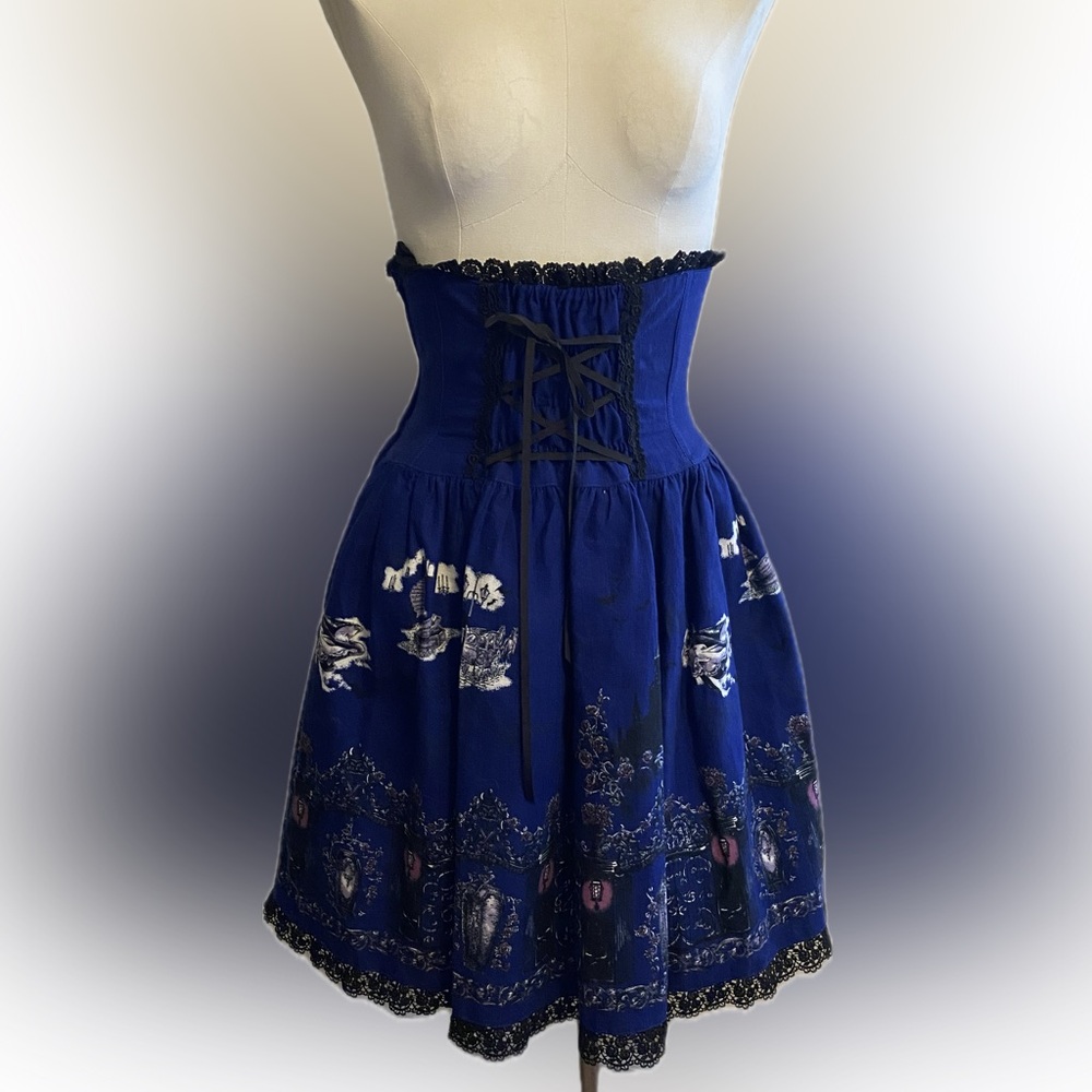 RARE Alice And The Pirates Gothic Vampire Requiem Corset Skirt